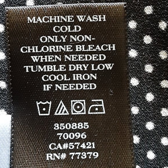 ANN TAYLOR/ DOT BLOUSE/LACE INSERTS/SP - Picture 5 of 10